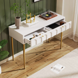 Dressing Table With 2 Drawers 76.5 Cm High