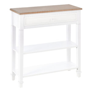Console Table Hallway Side Desk 1 Drawer 2 Shelves