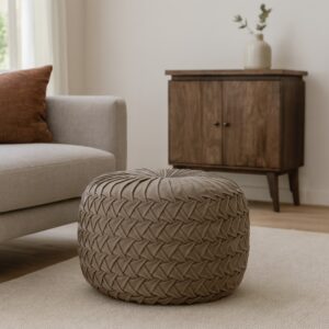 Ochre Hart Pouffe