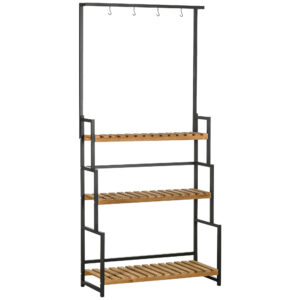 3 Tiered Plant Stand with Hanging Hooks