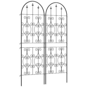 Set of 2 Metal Garden Trellis