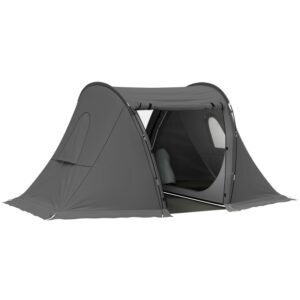 3 Man Camping Tent with Living Area and 2 Bedrooms